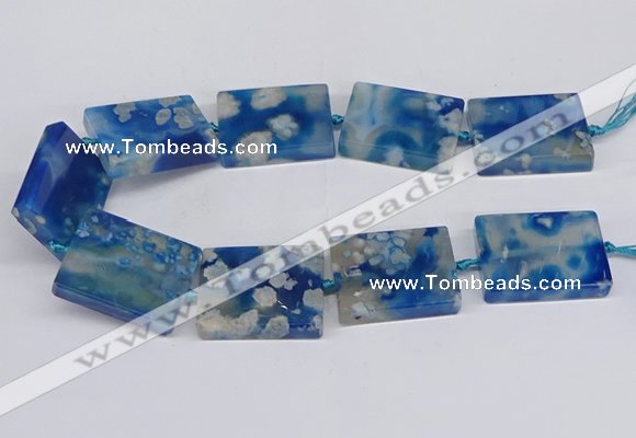 CAA1165 15.5 inches 30*40mm rectangle sakura agate gemstone beads