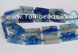 CAA1168 15.5 inches 22*40mm rectangle sakura agate gemstone beads