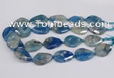 CAA1178 15.5 inches 22*30mm - 25*35mm faceted freeform sakura agate beads