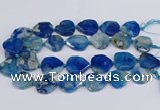 CAA1198 15.5 inches 22*25mm - 28*30mm faceted freeform sakura agate beads