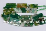 CAA1203 15.5 inches 30*50mm rectangle sakura agate beads