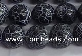 CAA1213 15.5 inches 12mm round frosted agate beads wholesale