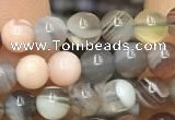 CAA1250 15.5 inches 4mm round Botswana agate beads wholesale