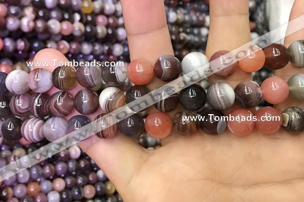 CAA1253 15.5 inches 10mm round Botswana agate beads wholesale