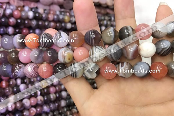 CAA1254 15.5 inches 12mm round Botswana agate beads wholesale