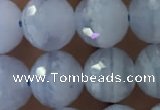 CAA1461 15.5 inches 8mm faceted round blue lace agate beads