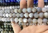 CAA1533 15.5 inches 10mm round banded agate beads wholesale