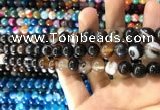 CAA1538 15.5 inches 8mm round banded agate beads wholesale