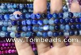 CAA1579 15.5 inches 6mm round banded agate beads wholesale