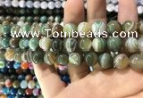 CAA1588 15.5 inches 12mm round banded agate beads wholesale