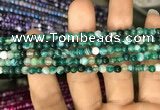 CAA1596 15.5 inches 4mm round banded agate beads wholesale