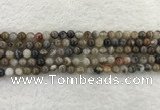 CAA1811 15.5 inches 6mm round banded agate gemstone beads