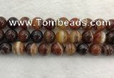 CAA1866 15.5 inches 16mm round banded agate gemstone beads