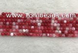 CAA1890 15.5 inches 4mm round banded agate gemstone beads