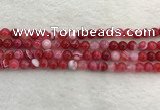 CAA1892 15.5 inches 8mm round banded agate gemstone beads