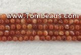 CAA1902 15.5 inches 8mm round banded agate gemstone beads