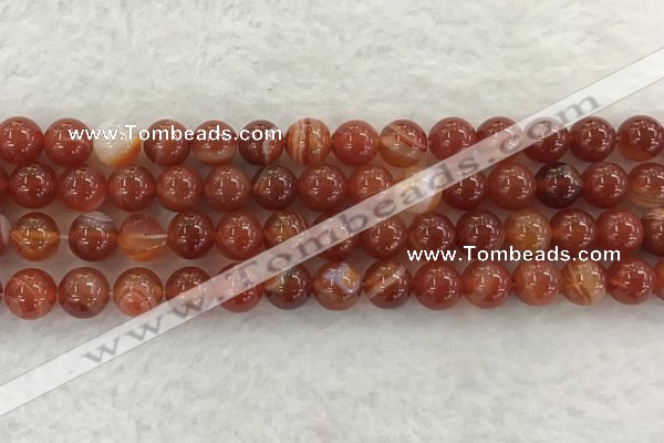 CAA1903 15.5 inches 10mm round banded agate gemstone beads