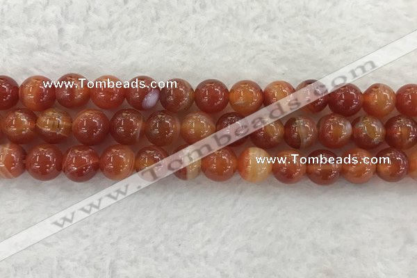 CAA1904 15.5 inches 12mm round banded agate gemstone beads