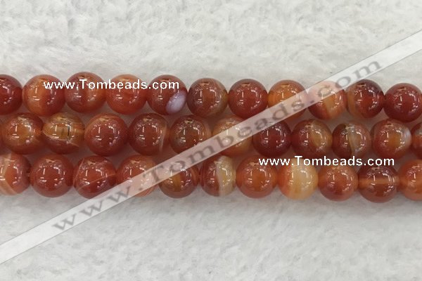 CAA1906 15.5 inches 16mm round banded agate gemstone beads