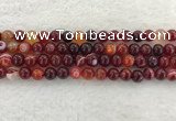 CAA1922 15.5 inches 8mm round banded agate gemstone beads