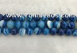 CAA1935 15.5 inches 14mm round banded agate gemstone beads