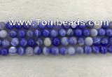 CAA1943 15.5 inches 10mm round banded agate gemstone beads