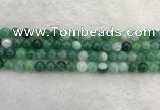 CAA2002 15.5 inches 8mm round banded agate gemstone beads