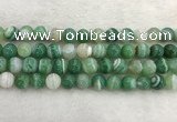 CAA2004 15.5 inches 12mm round banded agate gemstone beads