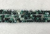 CAA2020 15.5 inches 4mm round banded agate gemstone beads