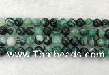 CAA2024 15.5 inches 12mm round banded agate gemstone beads