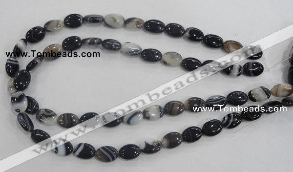 CAA210 15.5 inches 10*14mm oval madagascar agate beads