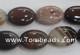 CAA211 15.5 inches 13*18mm oval madagascar agate beads