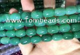 CAA2124 15.5 inches 10*14mm drum agate beads wholesale