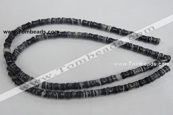 CAA213 15.5 inches 8*13mm bone madagascar agate beads