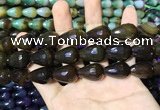 CAA2161 15.5 inches 15*20mm faceted teardrop agate beads