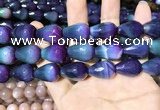 CAA2165 15.5 inches 15*20mm faceted teardrop agate beads