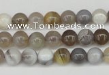 CAA224 15.5 inches 8mm round botswana agate gemstone beads