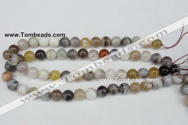 CAA226 15.5 inches 12mm round botswana agate gemstone beads