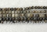 CAA2317 15.5 inches 8mm round banded agate gemstone beads