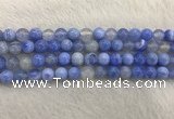 CAA2334 15.5 inches 10mm round banded agate gemstone beads