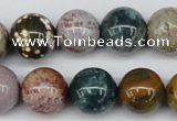 CAA234 15.5 inches 16mm round ocean agate gemstone beads wholesale