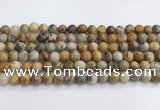 CAA2350 15.5 inches 8mm round crazy lace agate beads wholesale