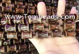 CAA2661 15.5 inches 14*21mm - 16*24mm bone tibetan agate dzi beads