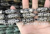 CAA2690 15.5 inches 12*30mm - 14*30mm rice tibetan agate dzi beads