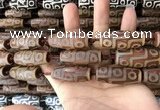 CAA2702 15.5 inches 14*38mm - 16*43mm rice tibetan agate dzi beads