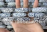 CAA2703 15.5 inches 14*38mm - 16*43mm rice tibetan agate dzi beads