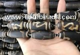 CAA2715 15.5 inches 14*38mm - 16*43mm rice tibetan agate dzi beads