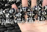 CAA2739 15.5 inches 14*21mm - 16*22mm drum tibetan agate dzi beads