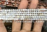 CAA2805 15 inches 4mm faceted round fire crackle agate beads wholesale