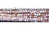 CAA2891 15 inches 6mm faceted round fire crackle agate beads wholesale